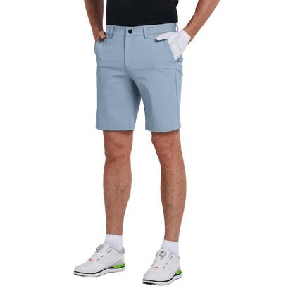 GoPlayer Men's Elastic Waist Golf Shorts (Sailor Blue)