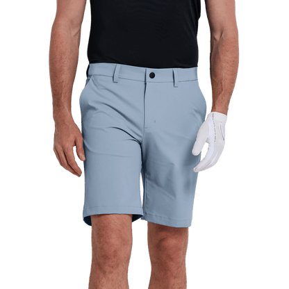 GoPlayer Men's Elastic Waist Golf Shorts (Sailor Blue)