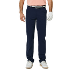 GoPlayer Men's Elastic Waist Golf Pants (Navy Blue)