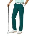 GoPlayer男彈性腰高爾夫長褲(青藍)