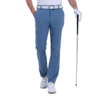 GoPlayer男超彈性高爾夫長褲(湖藍)