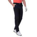 GoPlayer男超彈性冲孔高爾夫長褲(黑) 2024