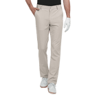 GoPlayer男冲孔防潑水高爾夫長褲(卡其) 2024