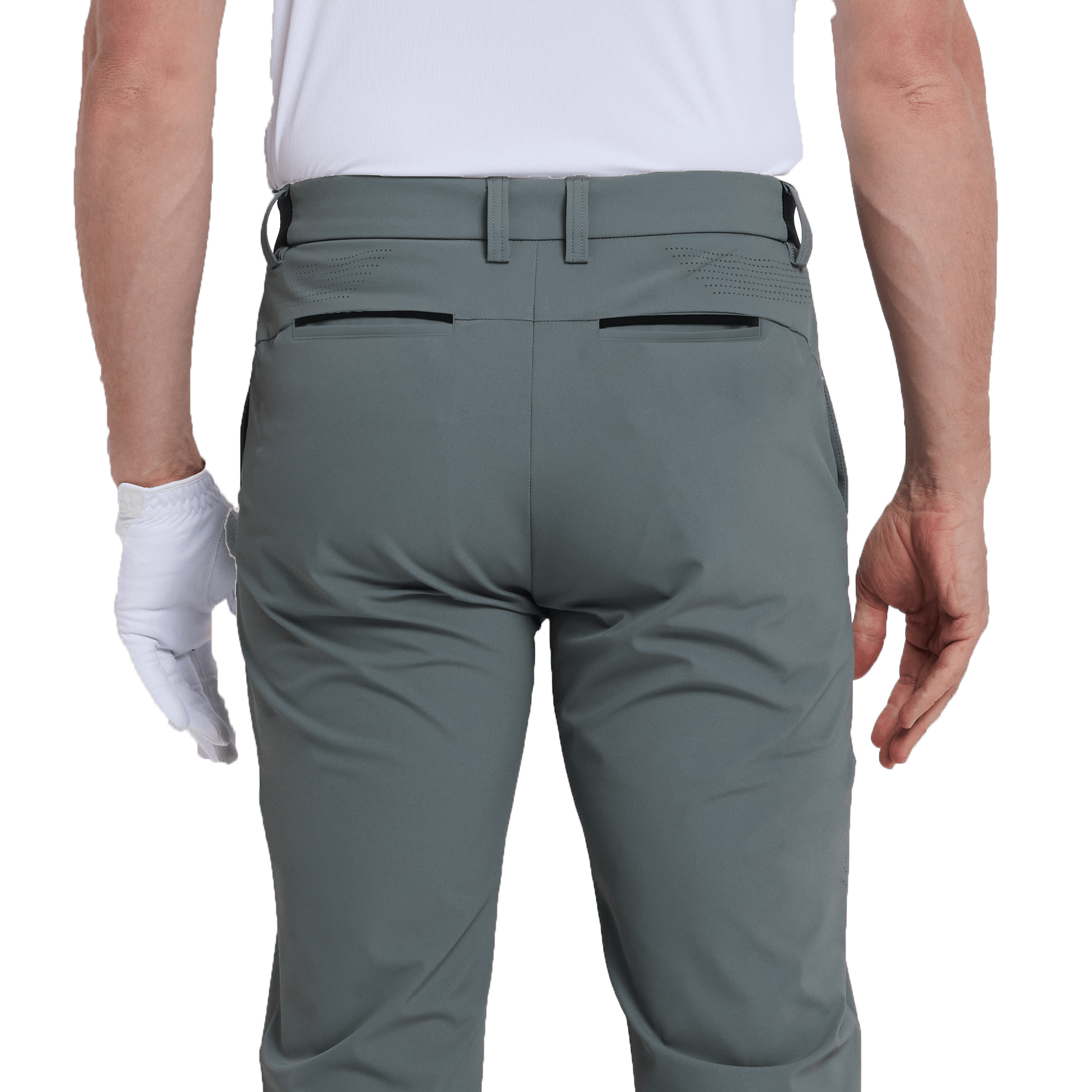 GoPlayer男吸濕排汗高爾夫長褲(深灰)2025