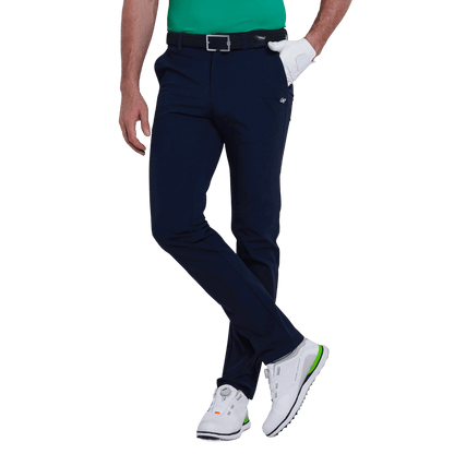 GoPlayer男吸濕排汗高爾夫長褲(藏青)2025