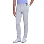 GoPlayer男彈性腰冲孔高爾夫長褲(冷灰)