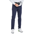 GoPlayer男秋冬彈力腰高爾夫長褲(藏青)