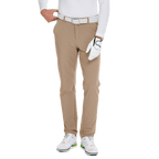 GoPlayer男秋冬彈力腰高爾夫長褲(卡其)