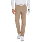 GoPlayer男秋冬彈力腰高爾夫長褲(卡其)