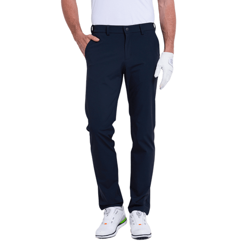 GoPlayer Men's Elastic Golf Pants (Navy Blue)