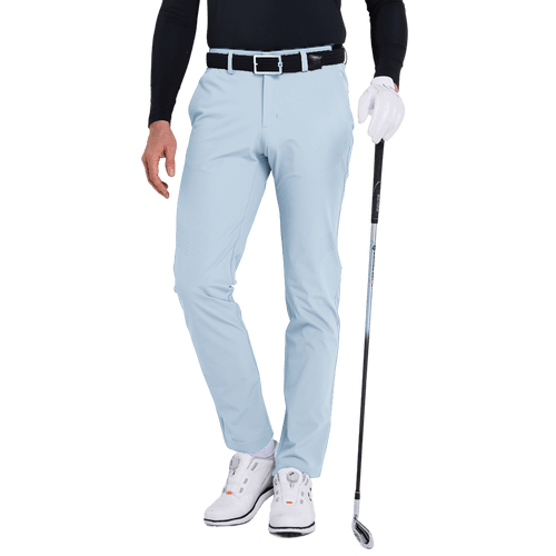 GoPlayer Men's Stretch Twill Golf Pants (Light Blue)