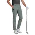 GoPlayer男四面彈高爾夫長褲(豆綠)