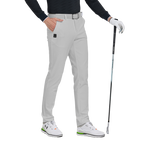 GoPlayer男四面彈高爾夫長褲(淺灰)