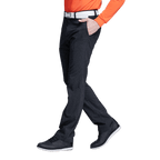 GoPlayer彈性腰圍快乾高爾夫長褲(素面黑)