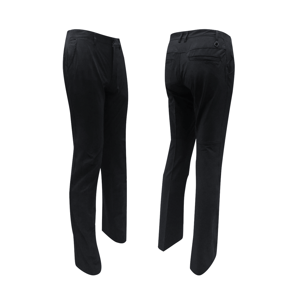 GoPlayer elastic waist quick-drying golf trousers (plain black)