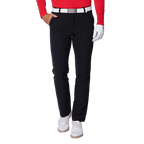 GoPlayer彈性腰圍秋冬高爾夫長褲(黑)