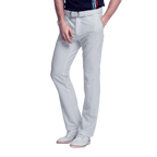 GoPlayer彈性腰圍快乾高爾夫長褲(淺灰)