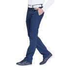 GoPlayer彈性腰圍快乾高爾夫長褲(青藍)