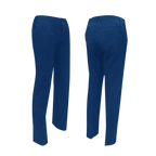 GoPlayer彈性腰圍快乾高爾夫長褲(青藍)