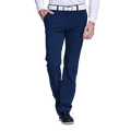 GoPlayer男彈性腰高爾夫長褲(暗藍)