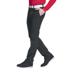 GoPlayer男彈性腰高爾夫長褲(深灰)