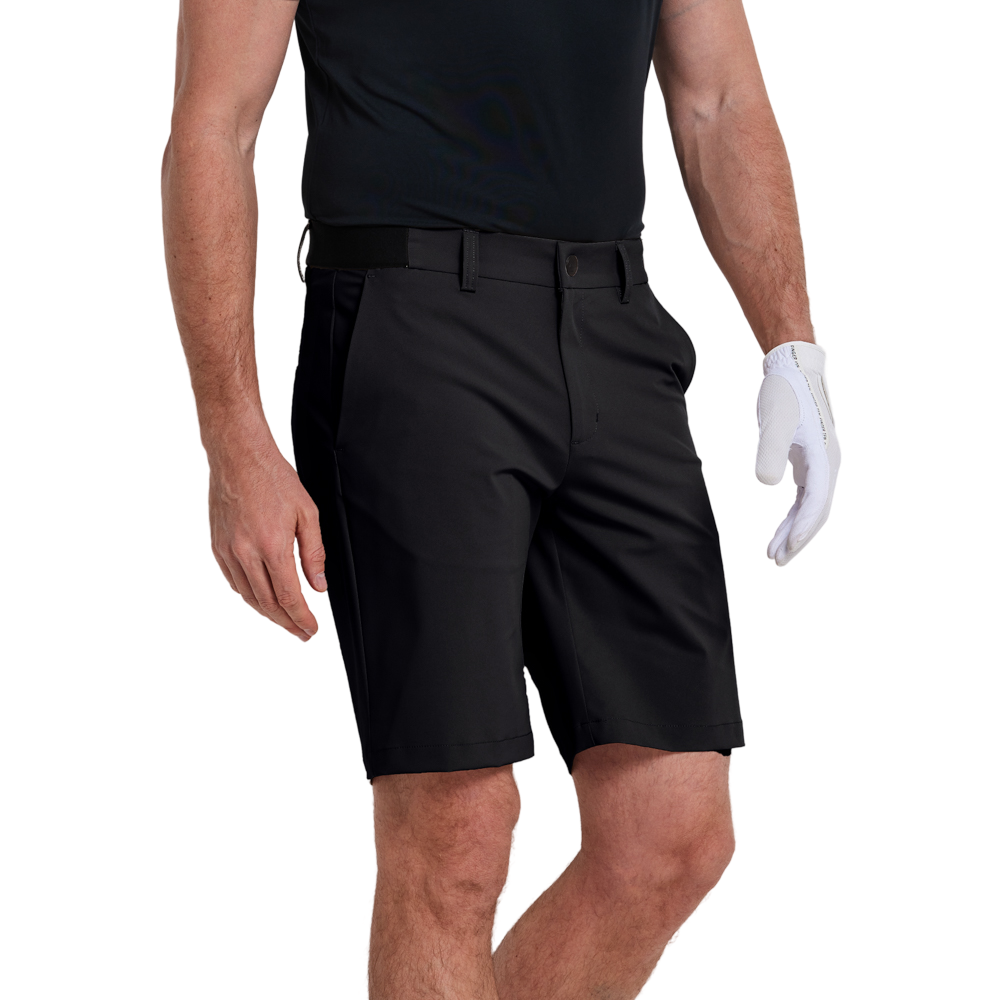 GoPlayer Men's Elastic Waist Quick Dry Shorts (Black) 2026