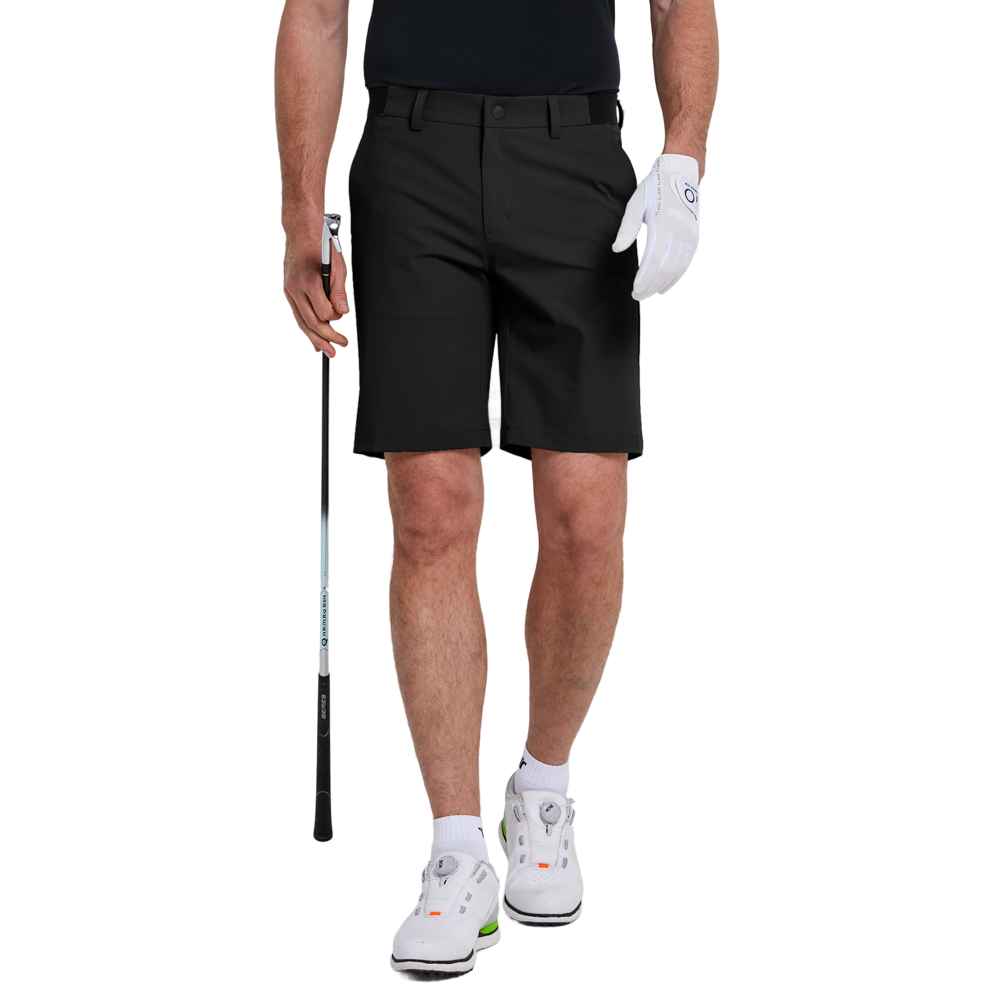 GoPlayer Men's Elastic Waist Quick Dry Shorts (Black) 2026