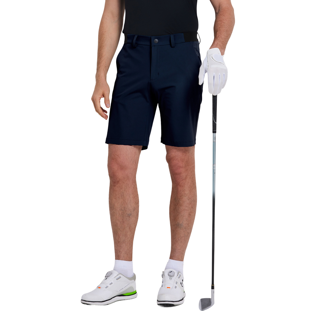 GoPlayer Men's Elastic Waist Quick-Dry Shorts (Navy) 2026