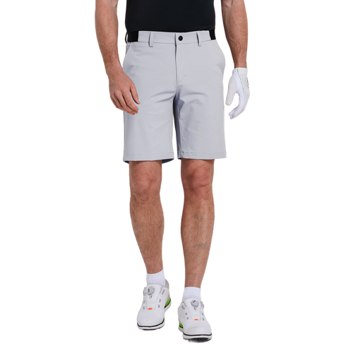 GoPlayer メンズ ストレッチ 速乾 ショートパンツ (ライトグレー) 2026