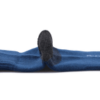 GoPlayer男竹炭氣墊中筒運動襪藍