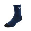 GoPlayer メンズ バンブー チャコール エア クッション ミッドチューブ スポーツ ソックス ブルー