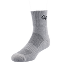 GoPlayer男竹炭氣墊中筒運動襪灰