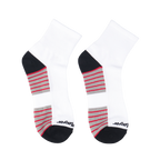 GoPlayer男細針竹炭踝上運動襪（白）