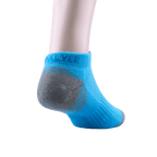 GoPlayer女竹炭氣墊運動短踝襪(天藍)