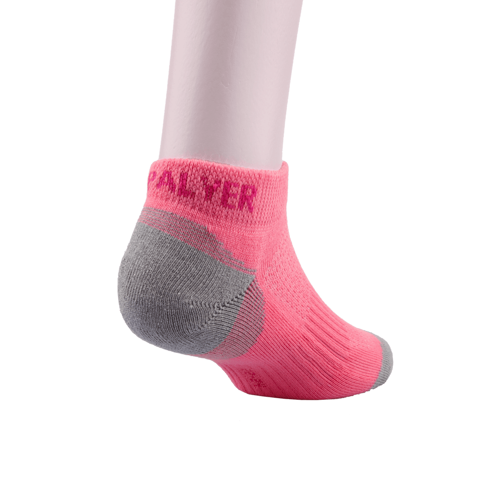 GoPlayer Women's Bamboo Charcoal Air Cushion Sports Ankle Socks