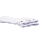 GoPlayer女高爾夫厚底竹炭短襪(白粉)