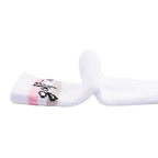 GoPlayer女高爾夫厚底竹炭短襪(白粉)