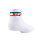 GoPlayer女高爾夫厚底竹炭短襪(白橘)