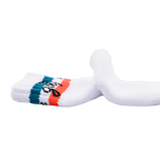 GoPlayer女高爾夫厚底竹炭短襪(白橘)