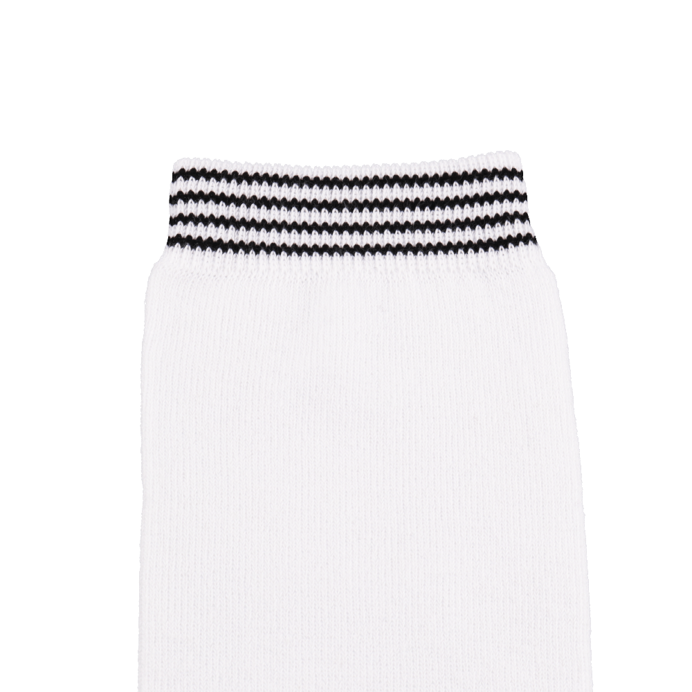 GoPlayer女膝上長筒襪(竹炭白黑)