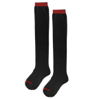 GoPlayer女膝上長筒襪(竹炭黑紅)