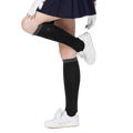 GoPlayer女高爾夫長筒襪(黑)