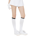 GoPlayer女高爾夫長筒襪(白)