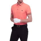 GoPlayer男輕薄超彈短袖上衣(橘)