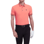 GoPlayer男輕薄超彈短袖上衣(橘)