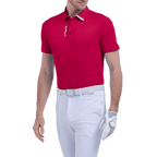 GoPlayer男彈性透氣短袖上衣(紅)