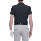 GoPlayer男彈性透氣短袖上衣(黑)