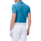 GoPlayer男短袖印花上衣(湖綠)