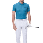 GoPlayer男短袖印花上衣(湖綠)