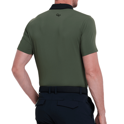 GoPlayer Men's Lightweight Breathable Short-sleeved Top (Army Green)